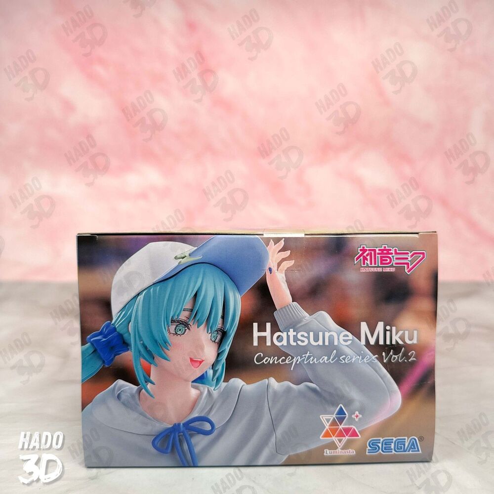 Hatsune Miku Conceptual Series Vol. 2 Figure Luminasta SEGA Blue Cap Hat US - Picture 7 of 7